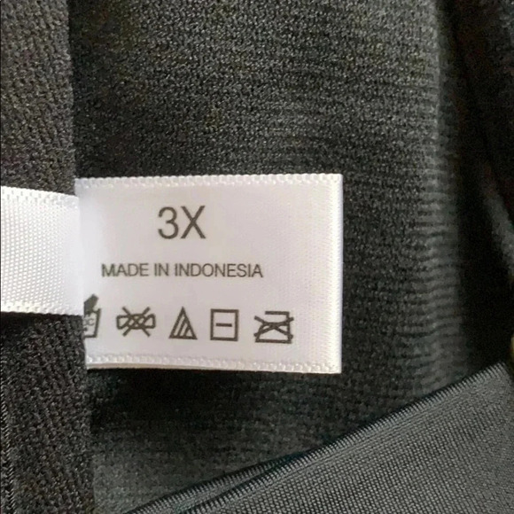 Bikini Boutique Black Leaf Print Swim Top, Brief 3X NWT - Picture 10 of 11